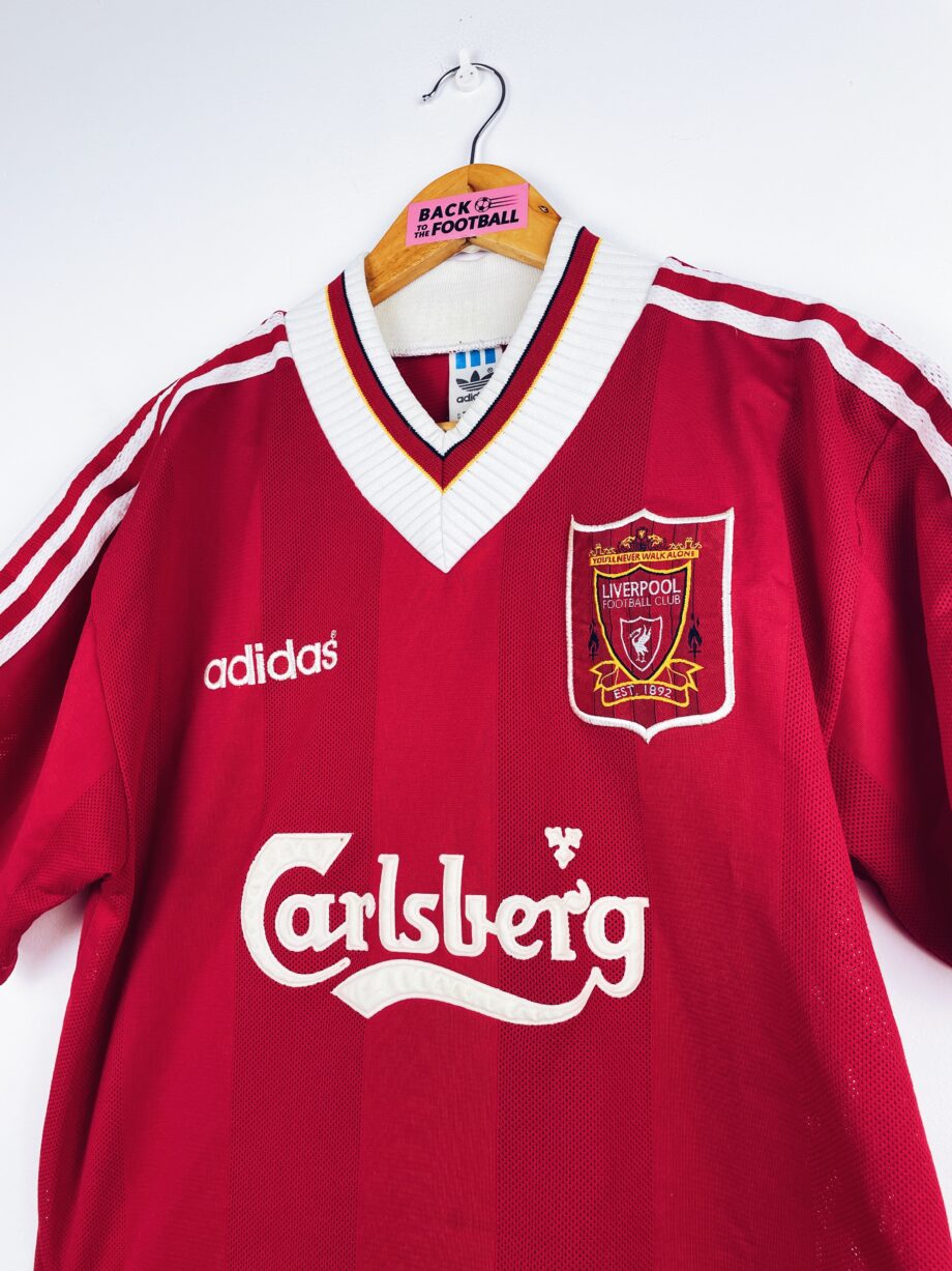 maillot vintage domicile Liverpool 1995/1996