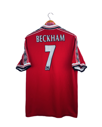 maillot vintage domicile Manchester United 1998/2000 floqué Beckham #7