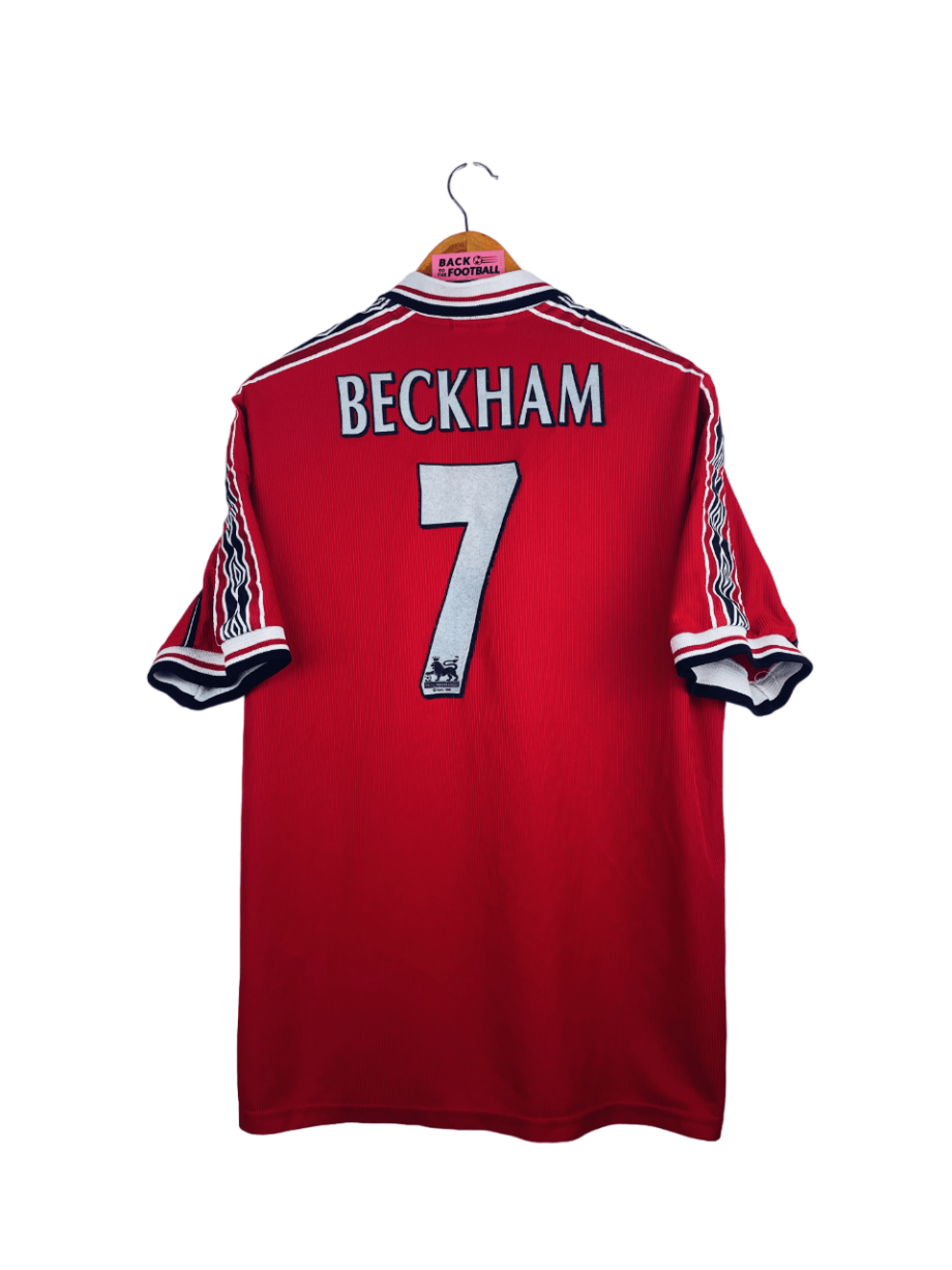 maillot vintage domicile Manchester United 1998/2000 floqué Beckham #7