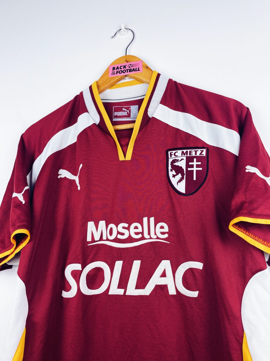 maillot vintage domicile Metz 2000/2001