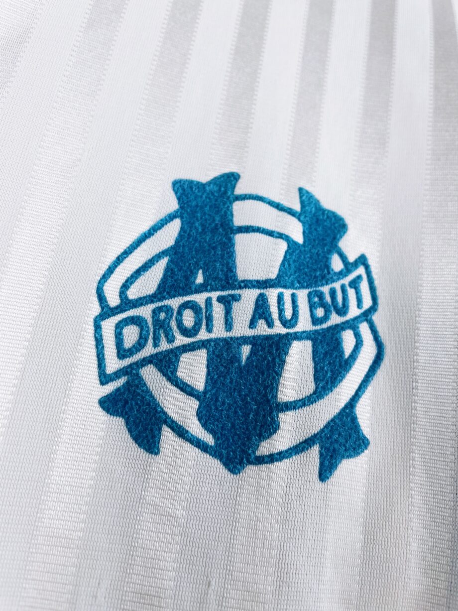 maillot vintage domicile de l'OM 1989/1991 manches longues