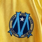Maillot Rétro Olympique De Marseille 1998-99 - Troisième - Taille M - Jaune Et Bleu