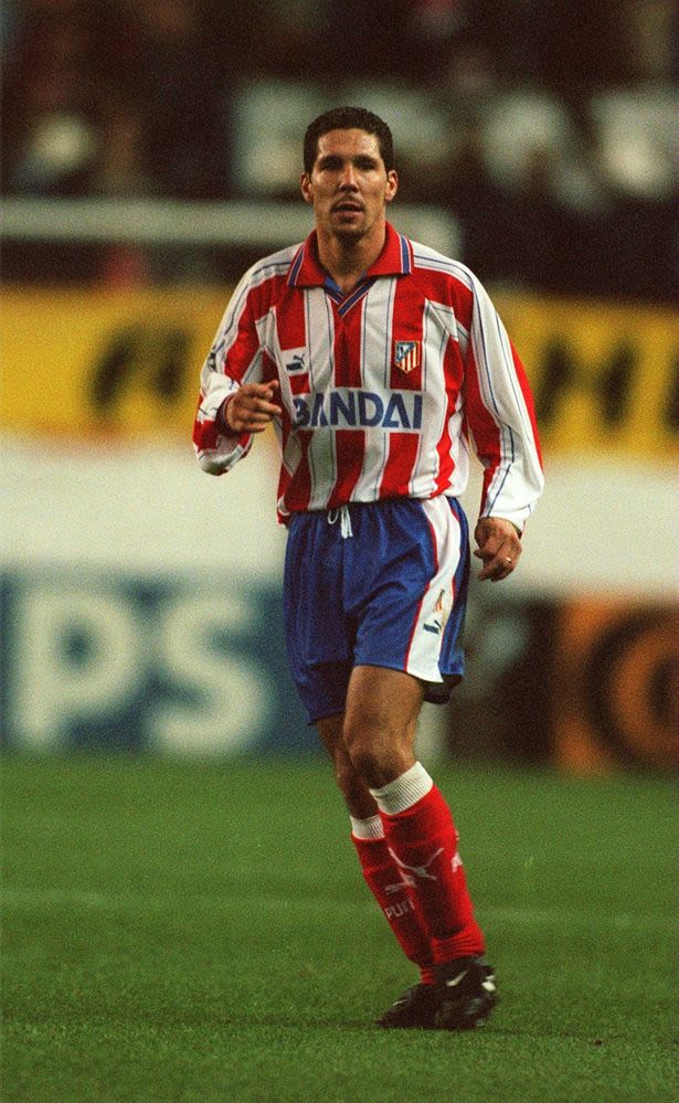 maillot vintage domicile Atlético Madrid 1996/1997