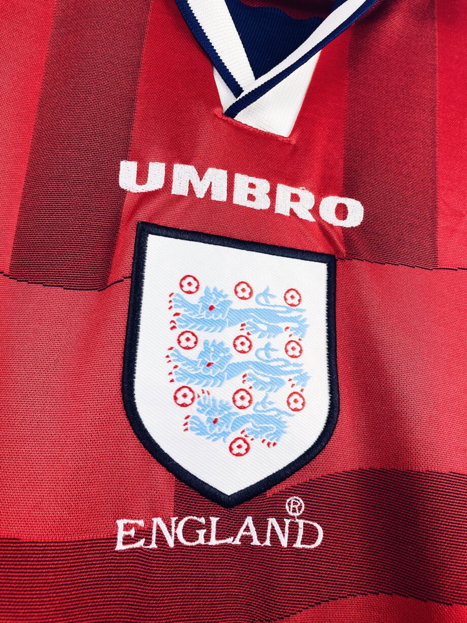 maillot vintage extérieur Angleterre 1997/1999