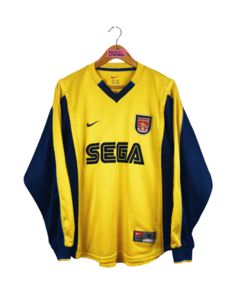 maillot vintage Arsenal extérieur 1999/2000 manches longues