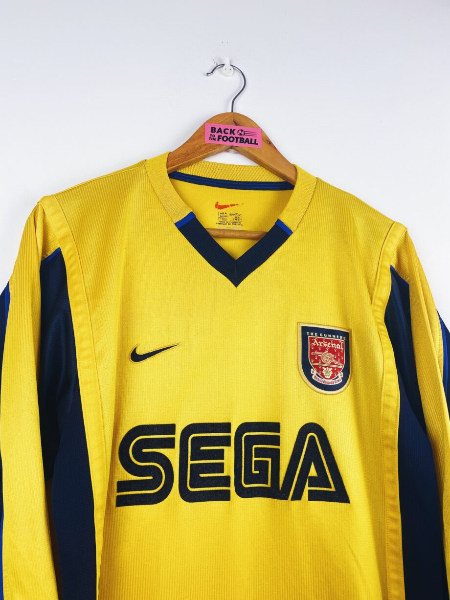 maillot vintage Arsenal extérieur 1999/2000 manches longues