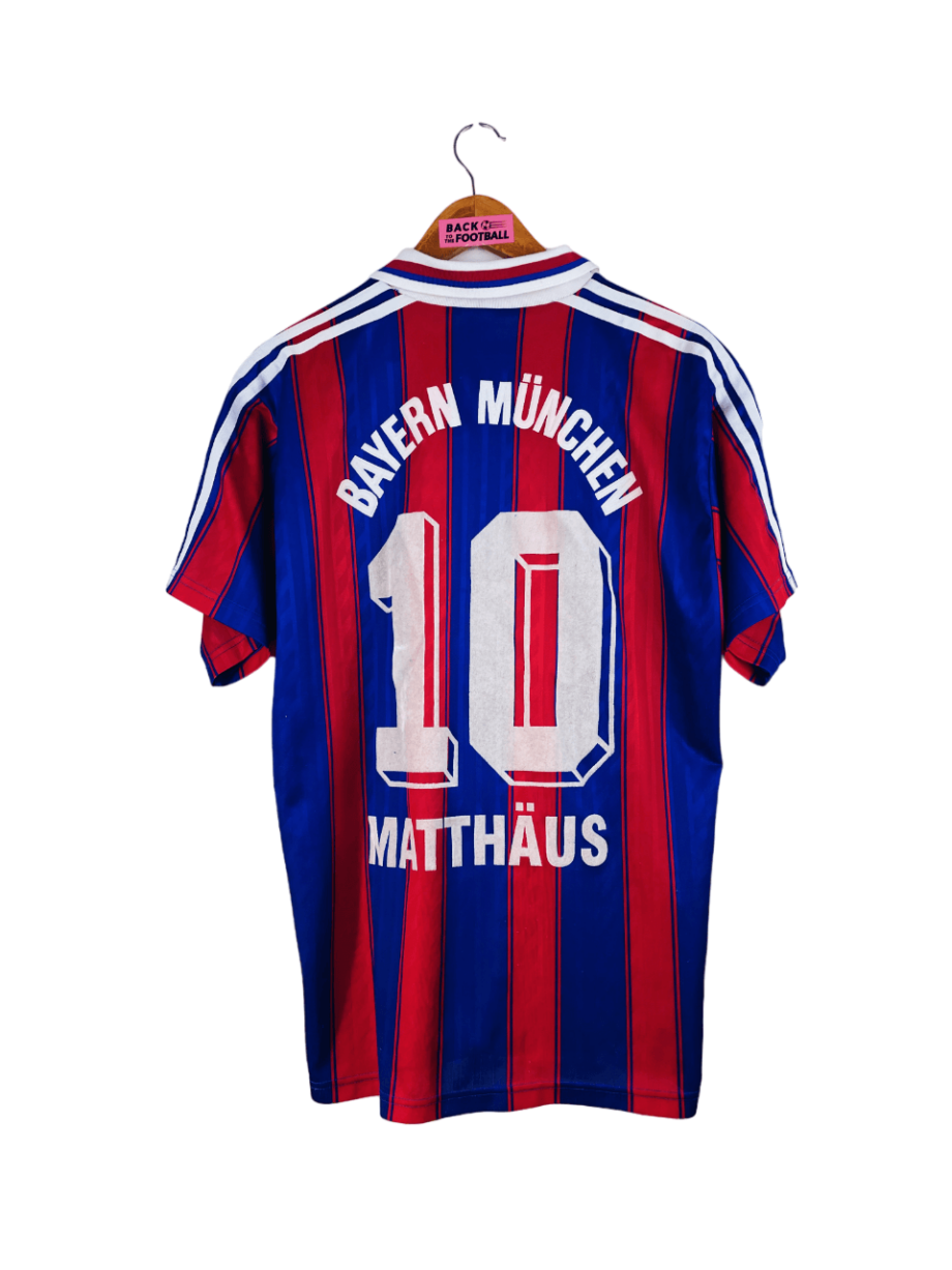 maillot vintage domicile Bayern Munich 1995/1997 floqué Matthaüs #10