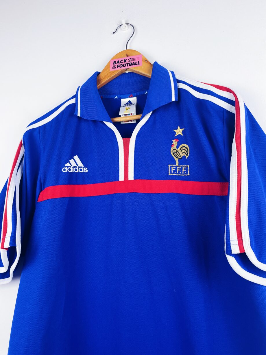 maillot vintage domicile équipe de France 2000