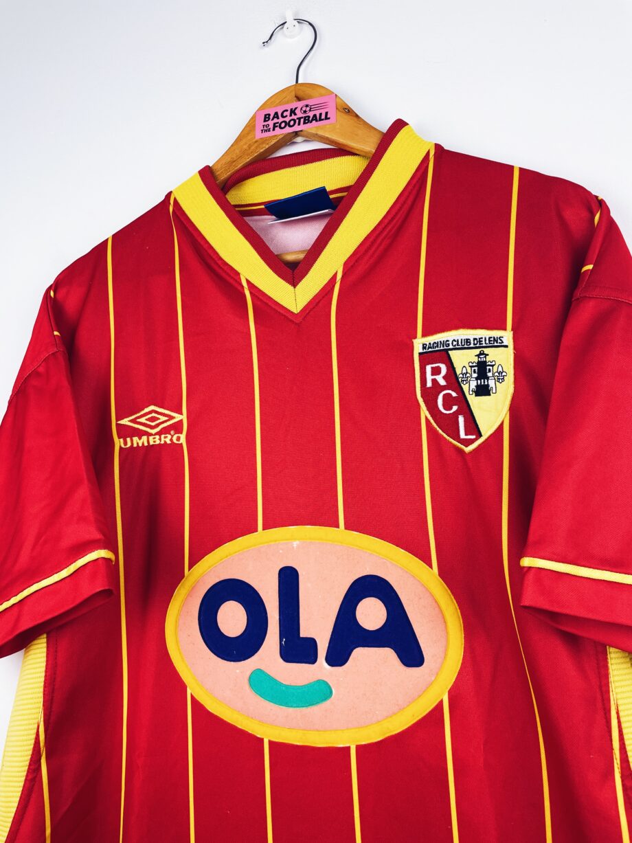 maillot vintage domicile RC Lens 1999/2000