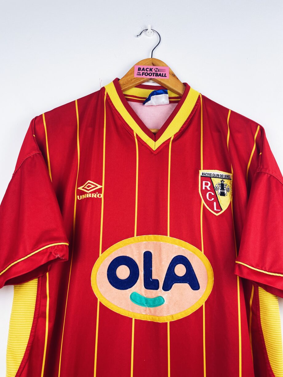 maillot vintage domicile RC Lens 1999/2000