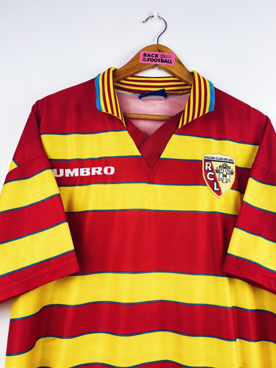 maillot vintage domicile RC Lens 1996/1997 stock pro (player issue)