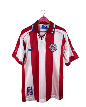 maillot vintage domicile Paraguay 2000/2002