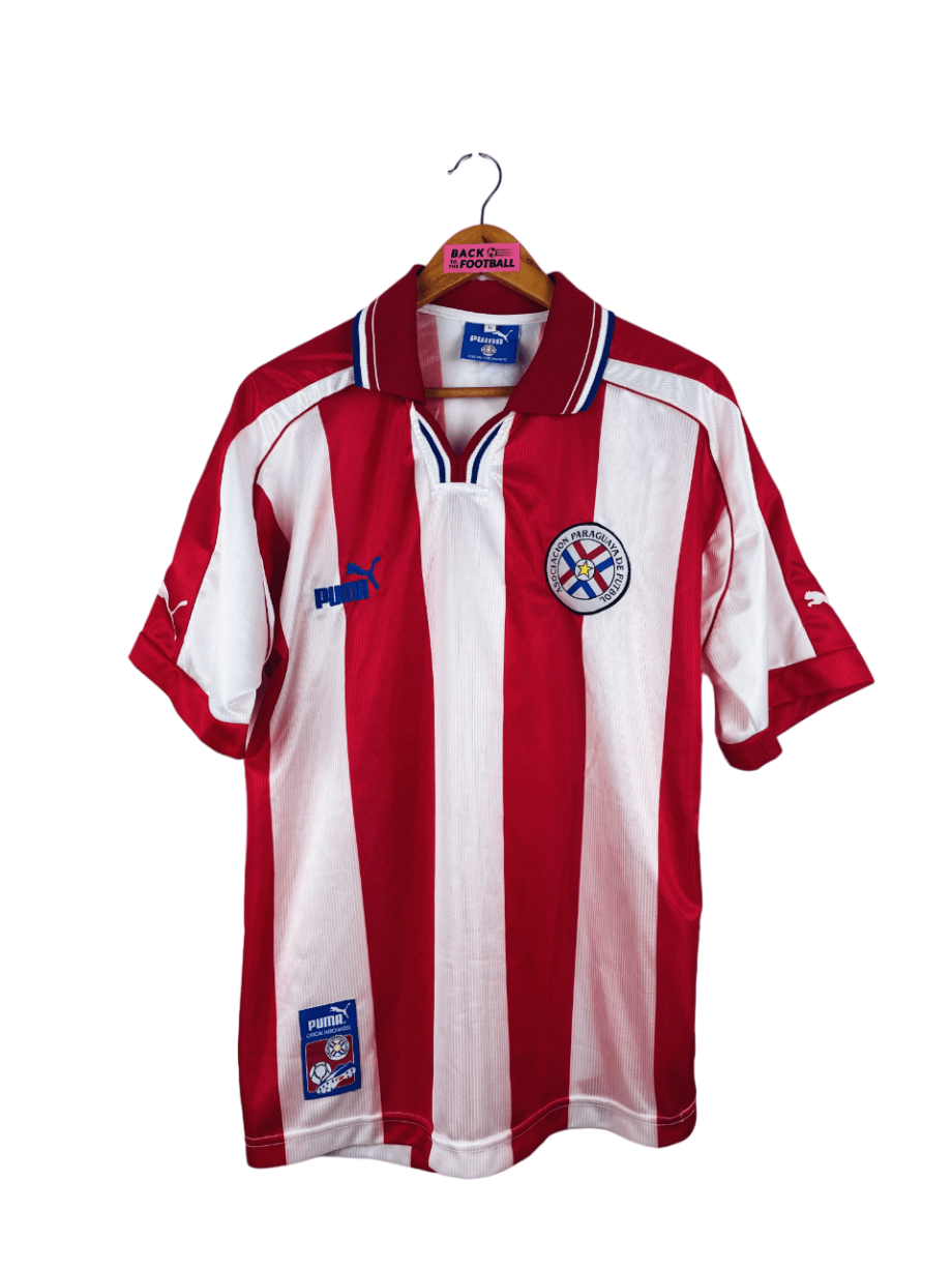 maillot vintage domicile Paraguay 2000/2002