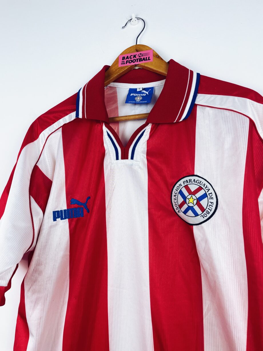 maillot vintage domicile Paraguay 2000/2002