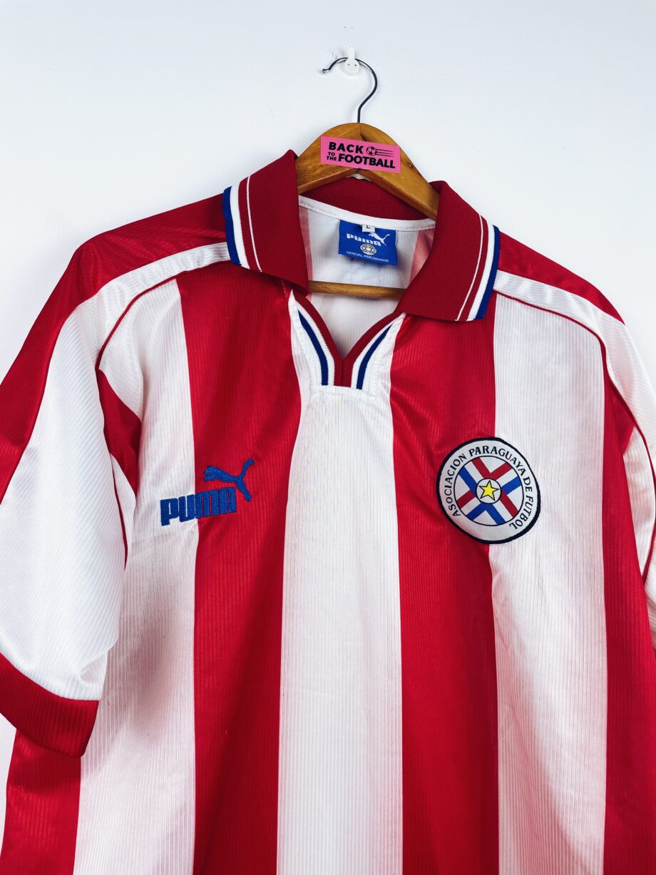 maillot vintage domicile Paraguay 2000/2002