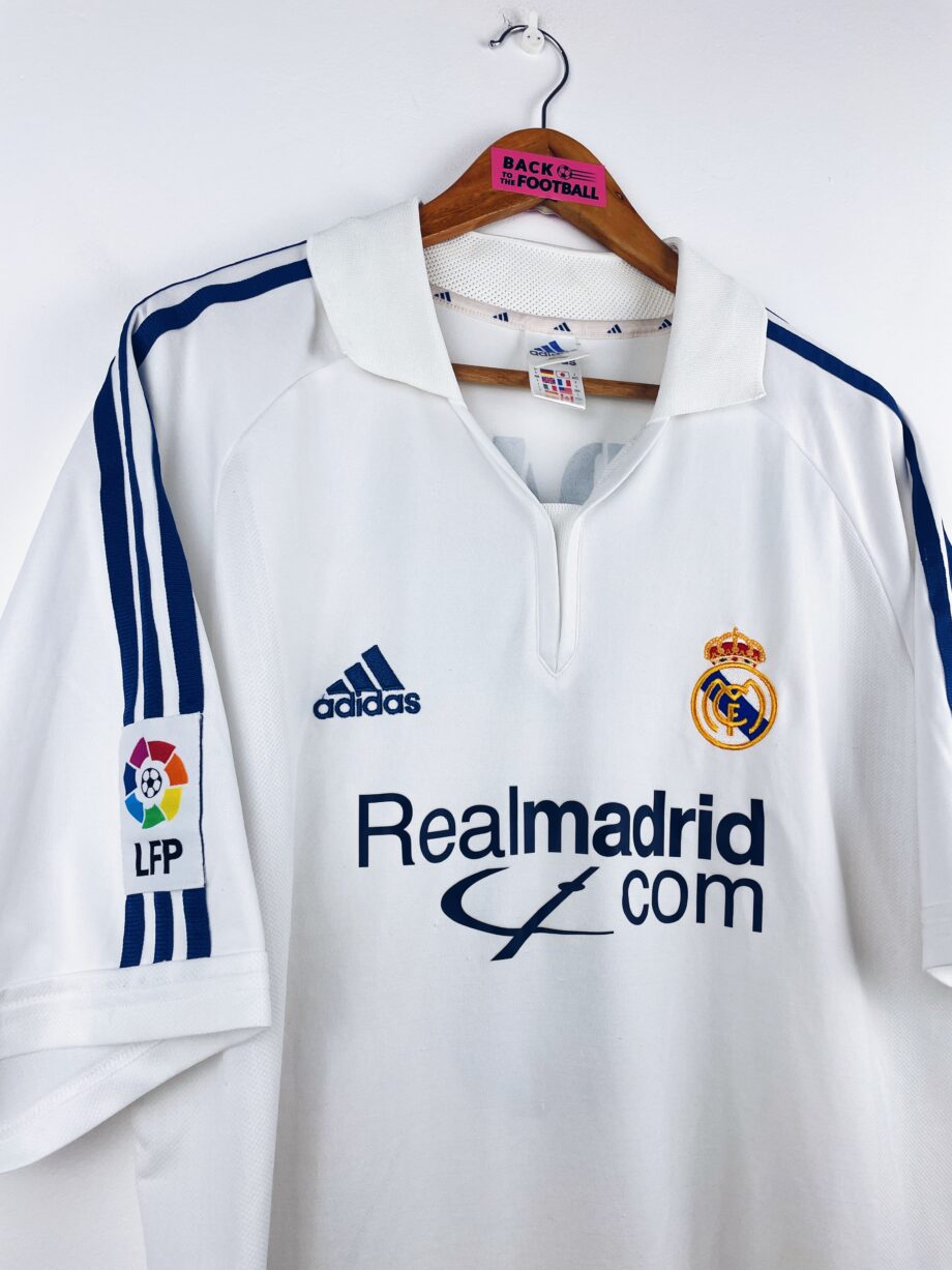 maillot vintage domicile Real Madrid 2001/2002 floqué Zidane #5