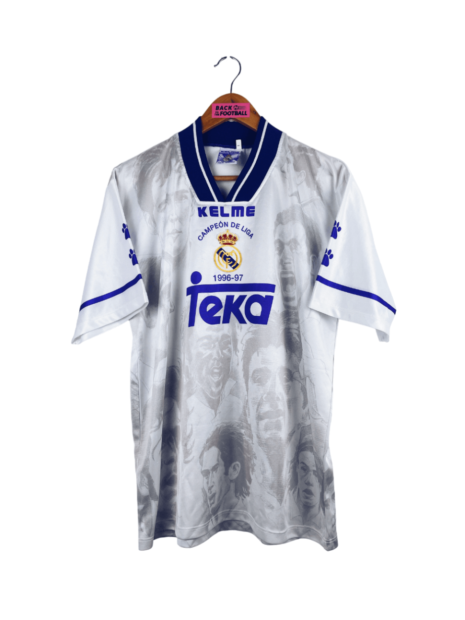 maillot vintage Real Madrid 1996/1997 Campeón de Liga