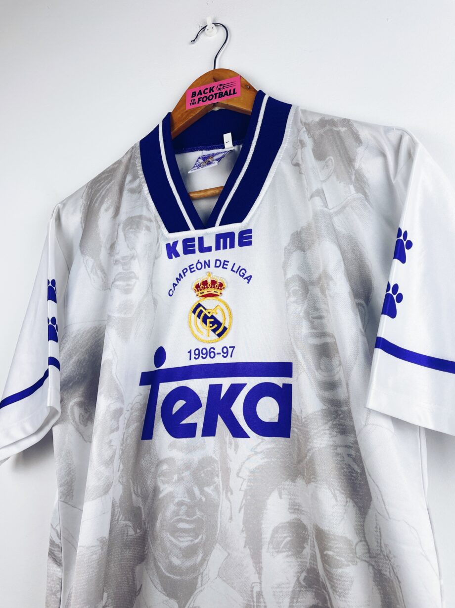 maillot vintage Real Madrid 1996/1997 Campeón de Liga