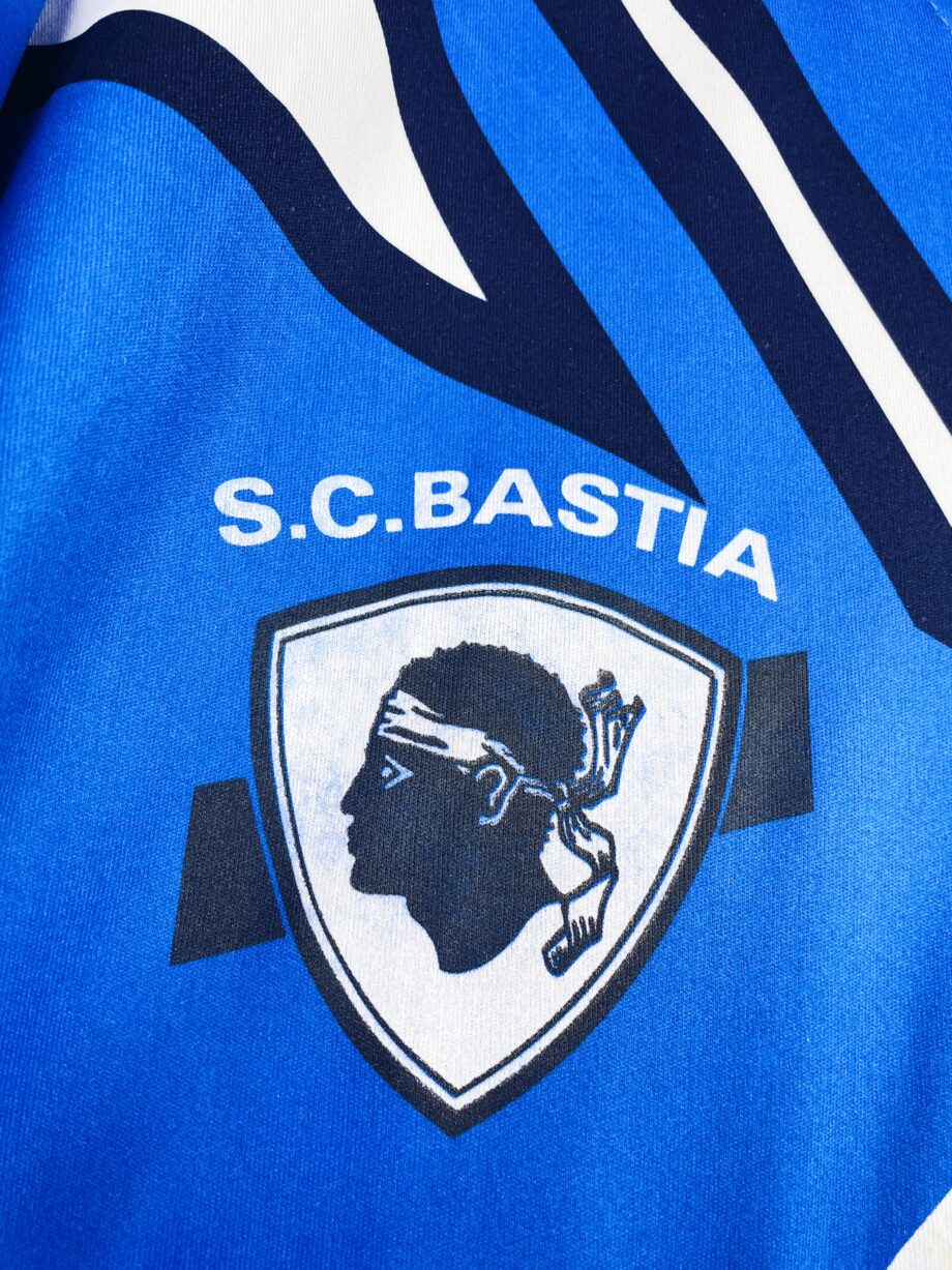 maillot vintage domicile SC Bastia 1993/1994 manches longues