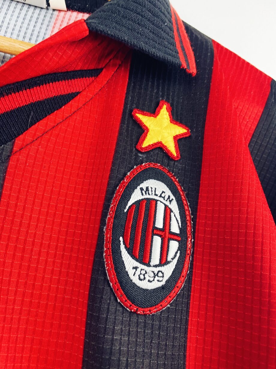 maillot vintage domicile AC Milan 1997/1998 manches longues