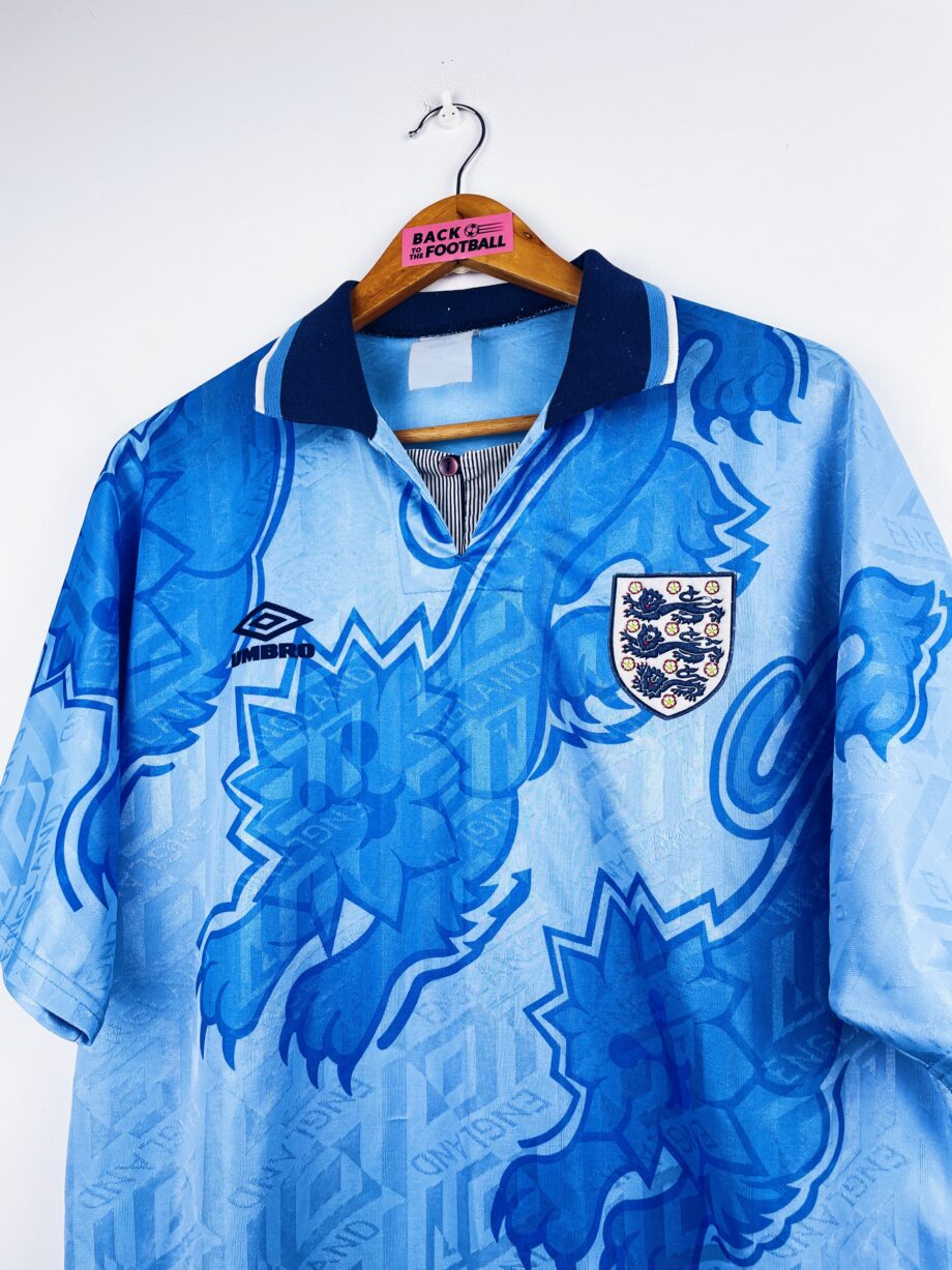 maillot vintage third de l'Angleterre 1992/1993