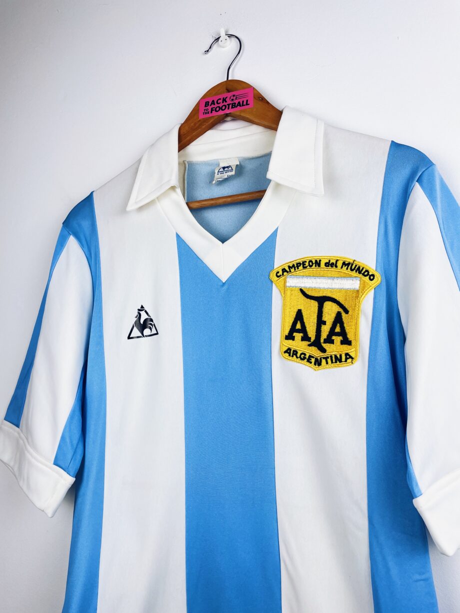 maillot vintage domicile Argentine 1980/1982 Campeon del Mundo