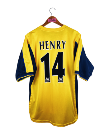 maillot vintage extérieur Arsenal 1999/2000 floqué Henry #14