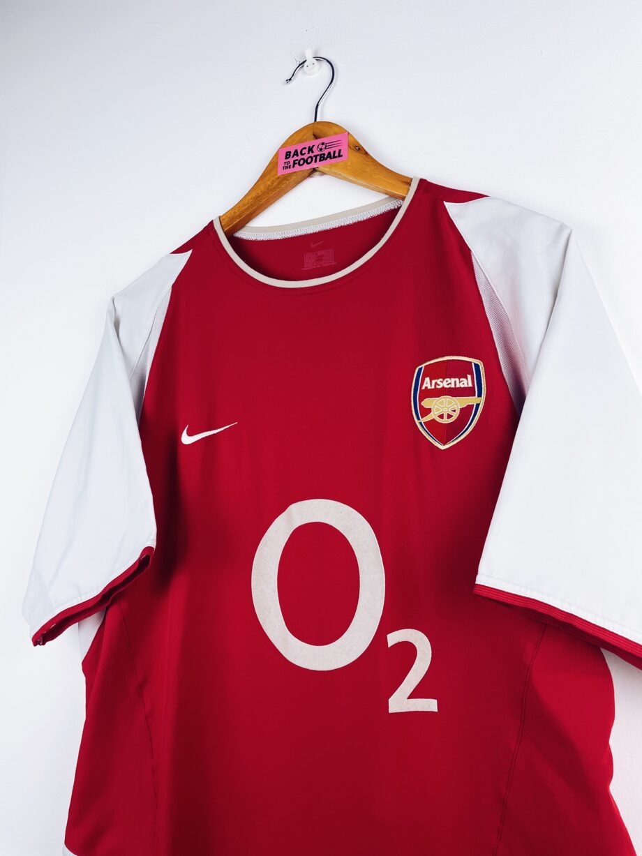 maillot vintage domicile Arsenal 2002/2004