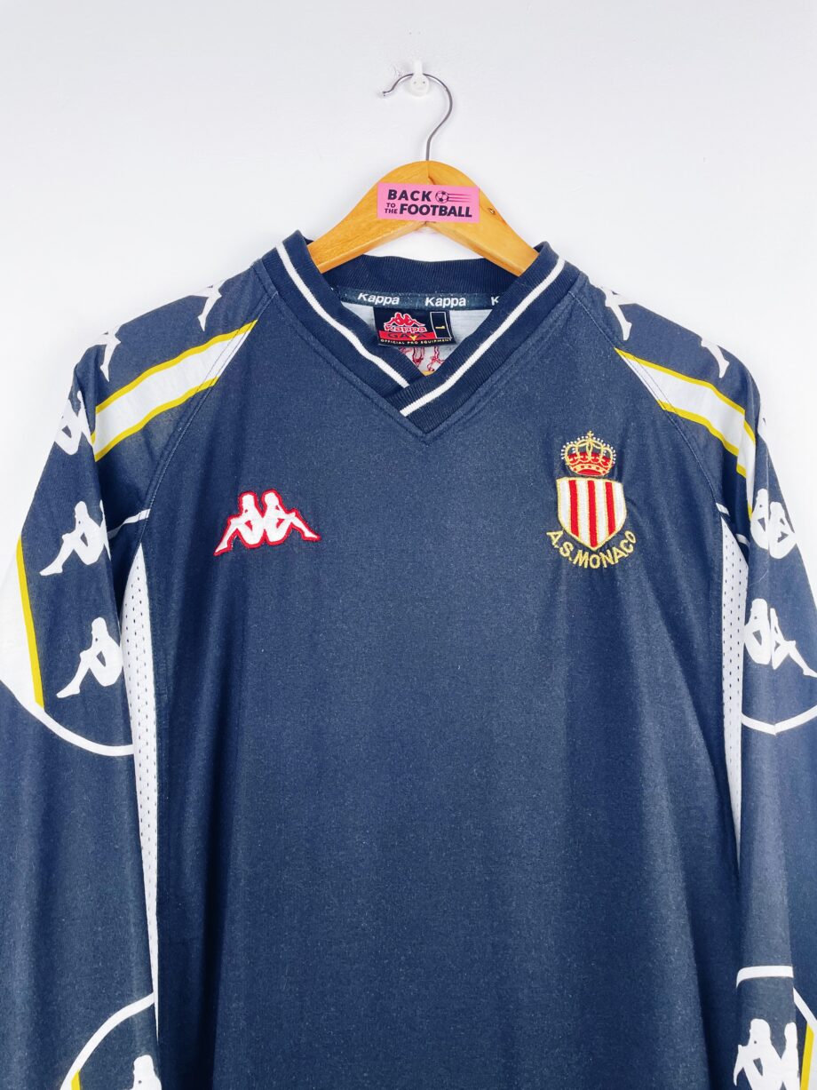 maillot vintage entrainement AS Monaco 2000/2001 manches longues