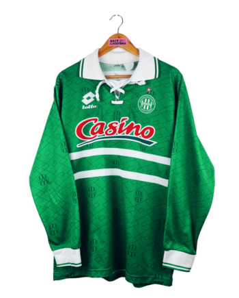 maillot vintage domicile AS Saint-Etienne 1995/1997 manches longues