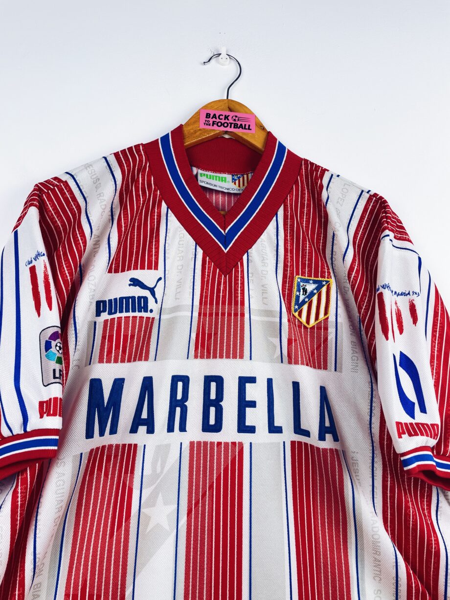 maillot vintage Atlético Madrid 1996 spécial finale Copa del Rey