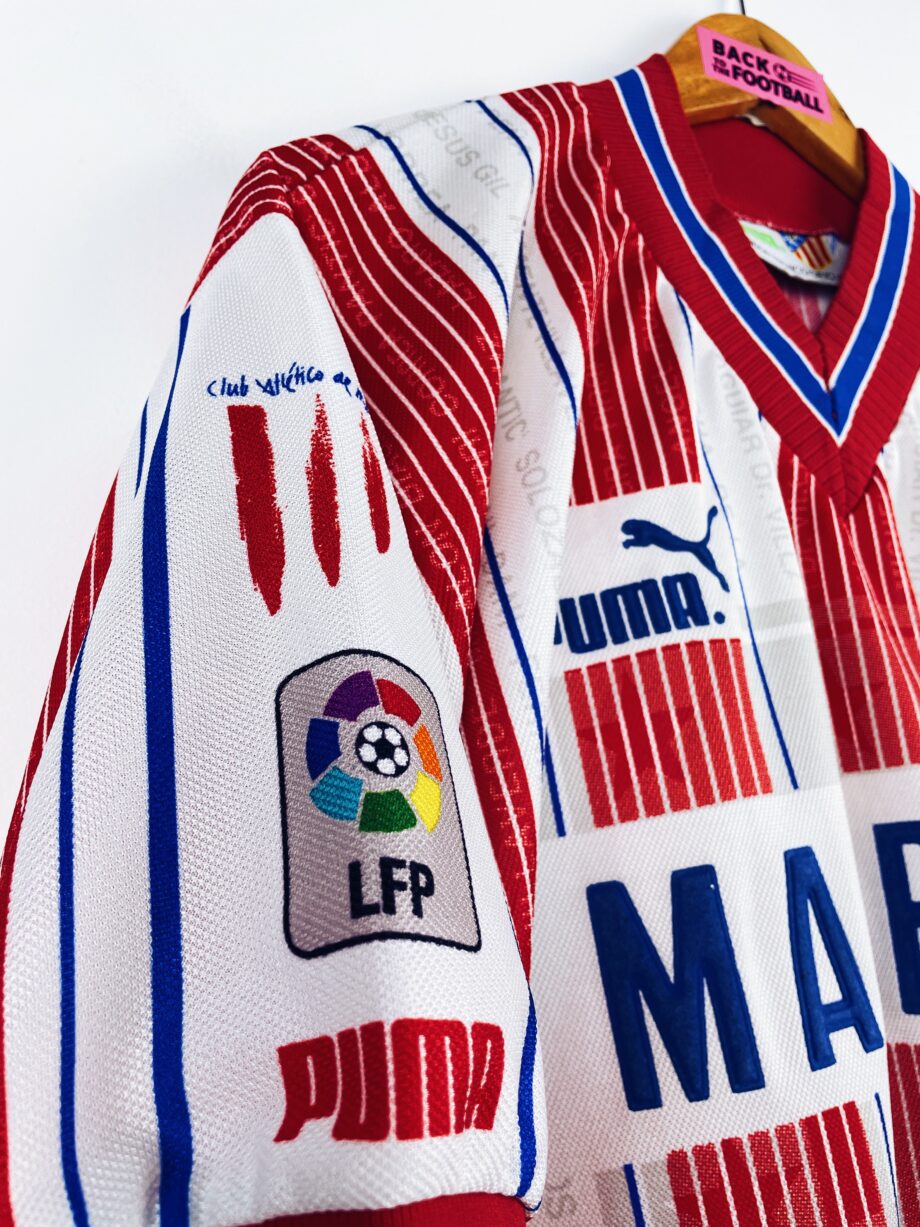 maillot vintage Atlético Madrid 1996 spécial finale Copa del Rey