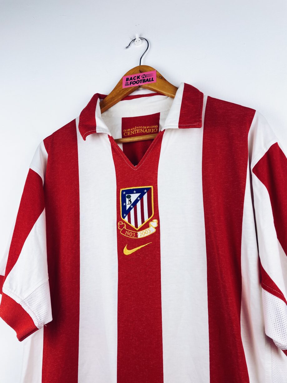 maillot vintage Atlético Madrid 2003/2004 Centenaire