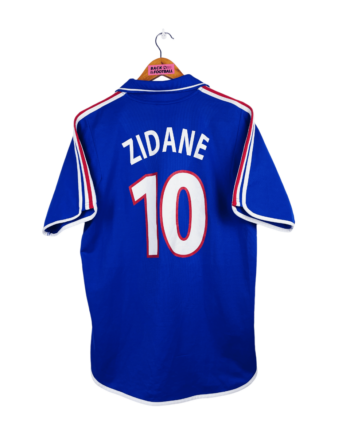 maillot vintage domicile équipe de France 2000 floqué Zidane #10