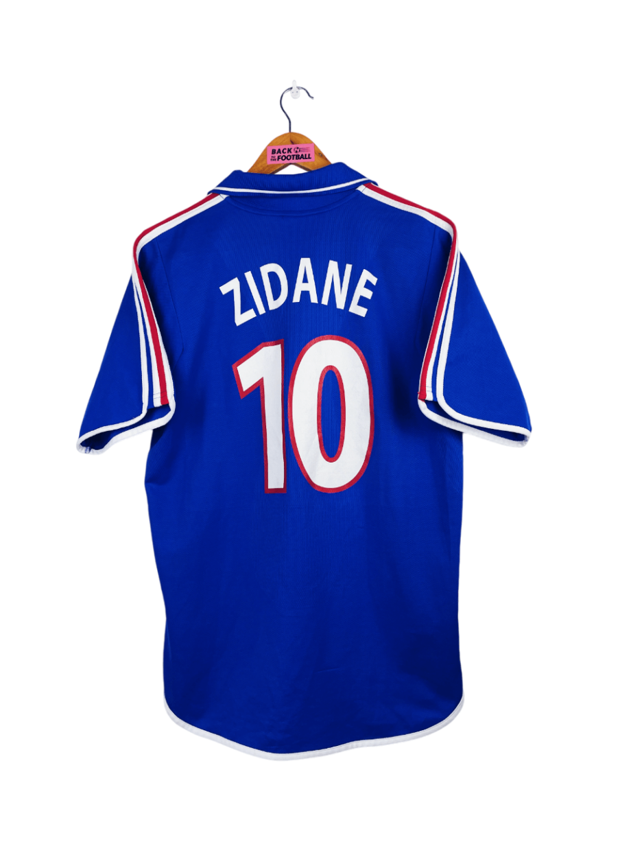 maillot vintage domicile équipe de France 2000 floqué Zidane #10