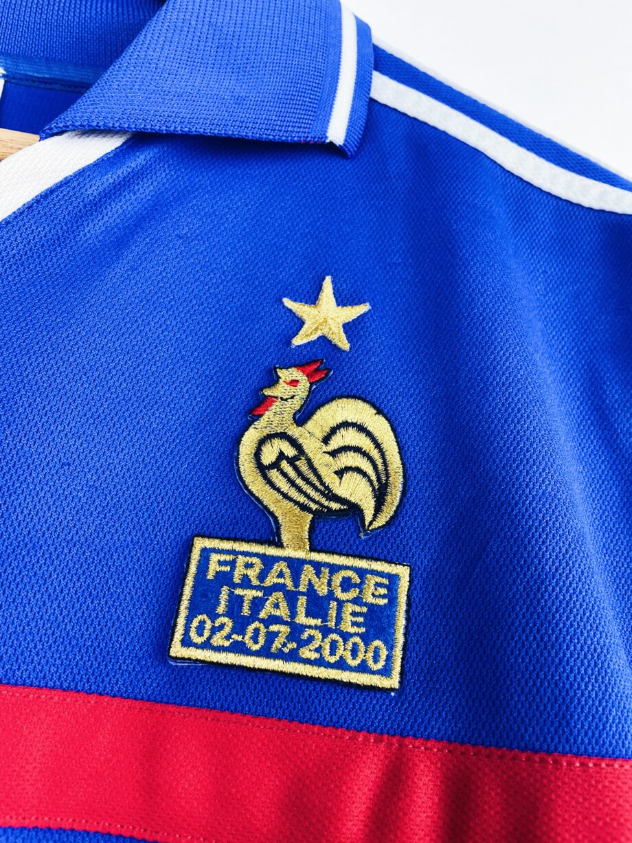 maillot vintage domicile équipe de France 2000 floqué Zidane #10