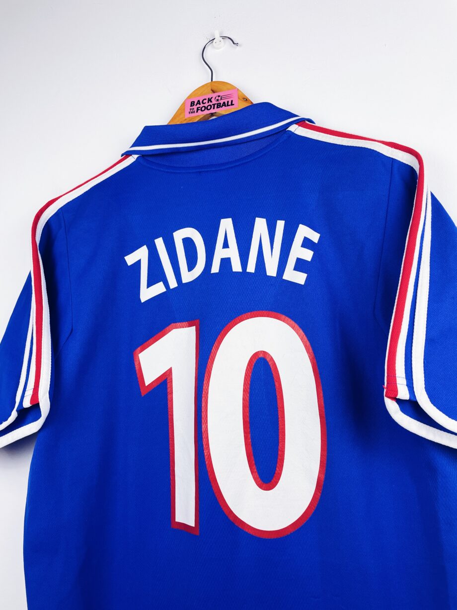 maillot vintage domicile équipe de France 2000 floqué Zidane #10