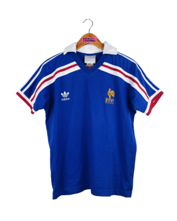 maillot vintage domicile équipe de France 1986