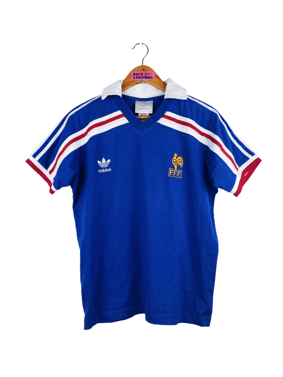 maillot vintage domicile équipe de France 1986