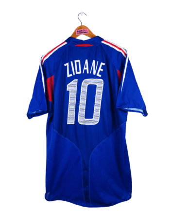 maillot vintage domicile de l'équipe de France 2004 floqué Zidane #10