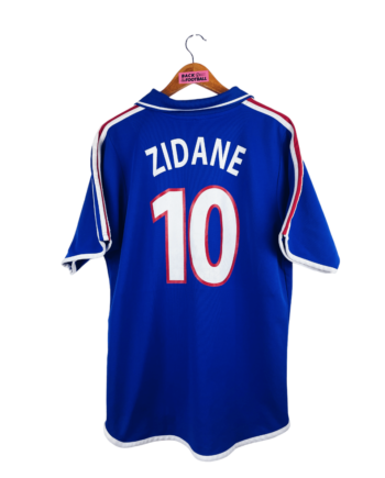 maillot vintage domicile équipe de France 2000 floqué Zidane #10