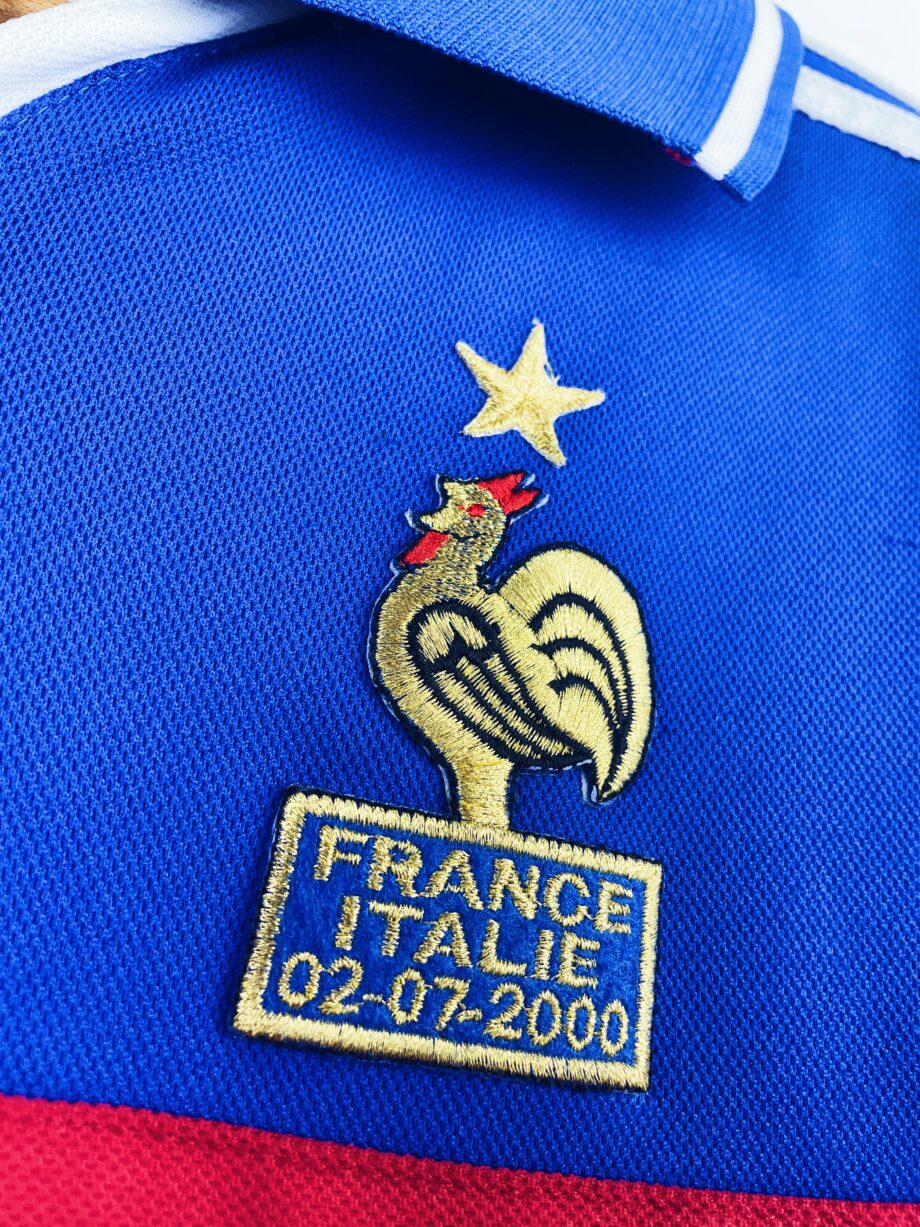 maillot vintage domicile équipe de France 2000 floqué Zidane #10