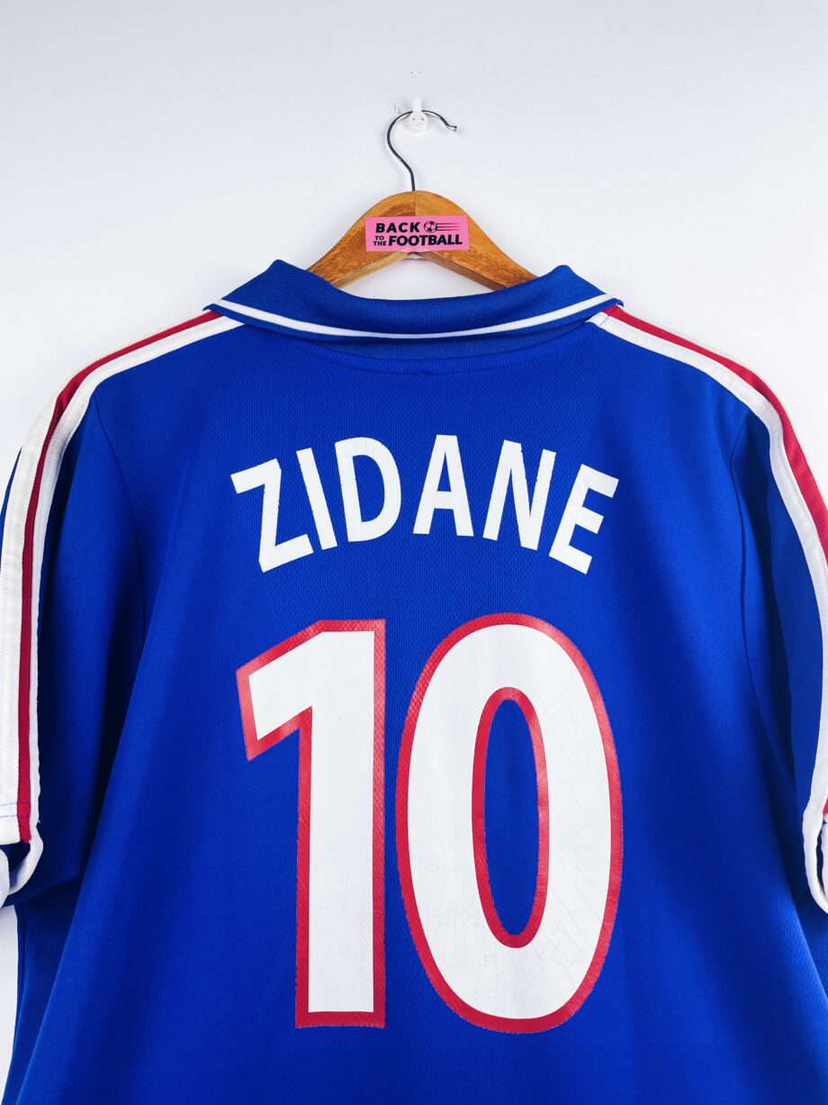 maillot vintage domicile équipe de France 2000 floqué Zidane #10