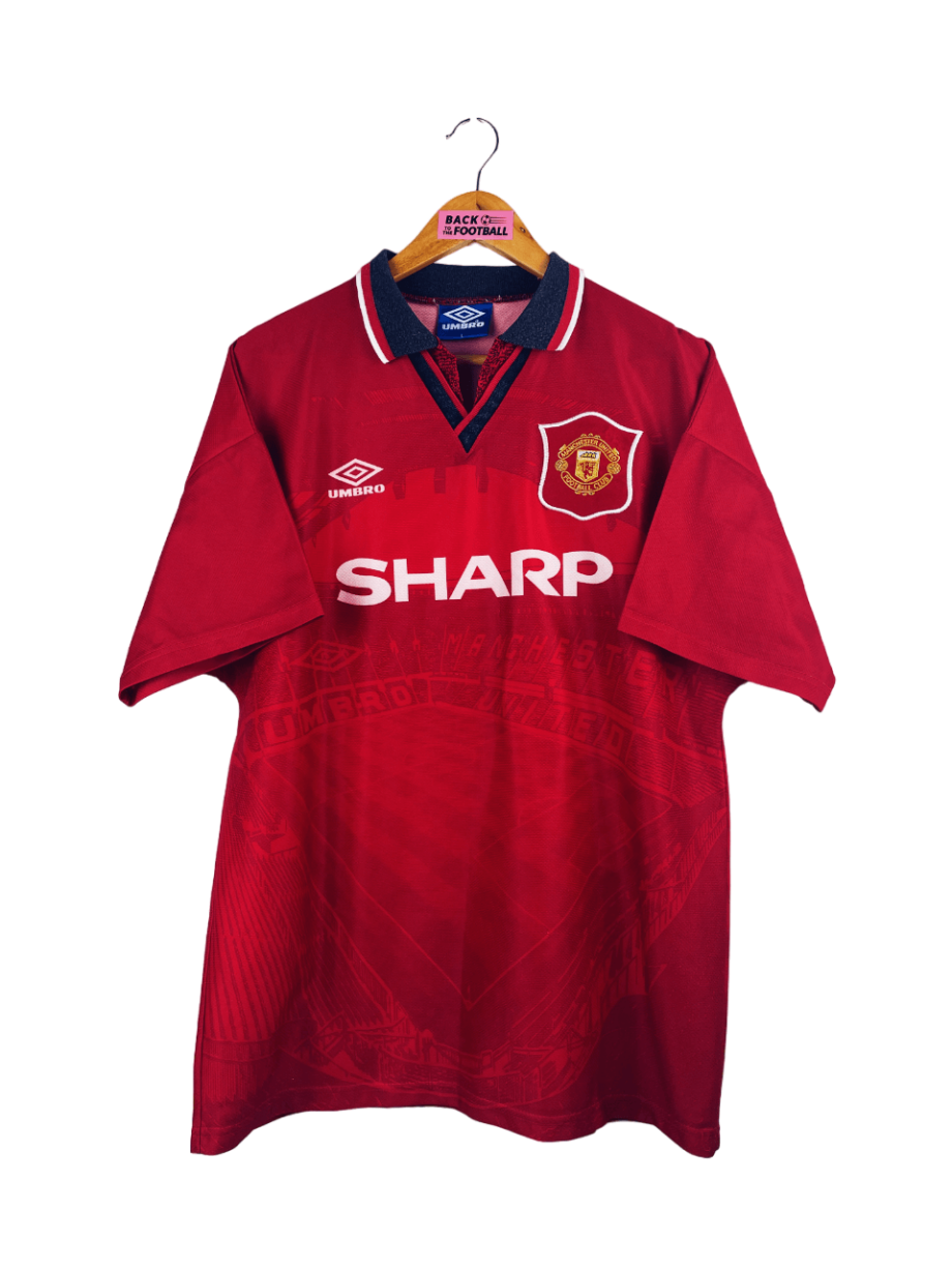 maillot vintage domicile Manchester United 1994/1996 floqué Cantona #7