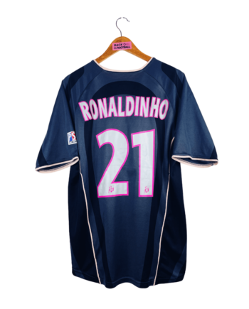 maillot vintage third PSG 2001/2002 floqué Ronaldinho #21