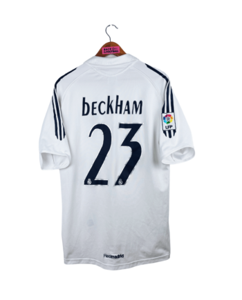 maillot vintage domicile Real Madrid 2005/2006 floqué Beckham #23