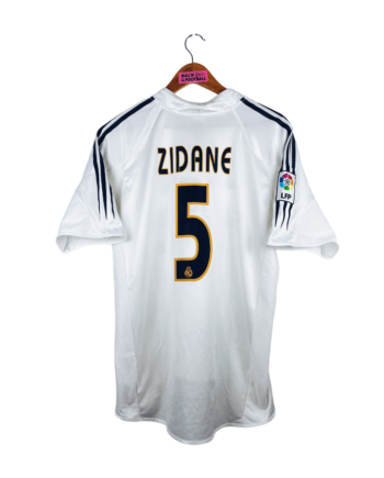 maillot vintage domicile Real Madrid 2004/2005 floqué Zidane #5