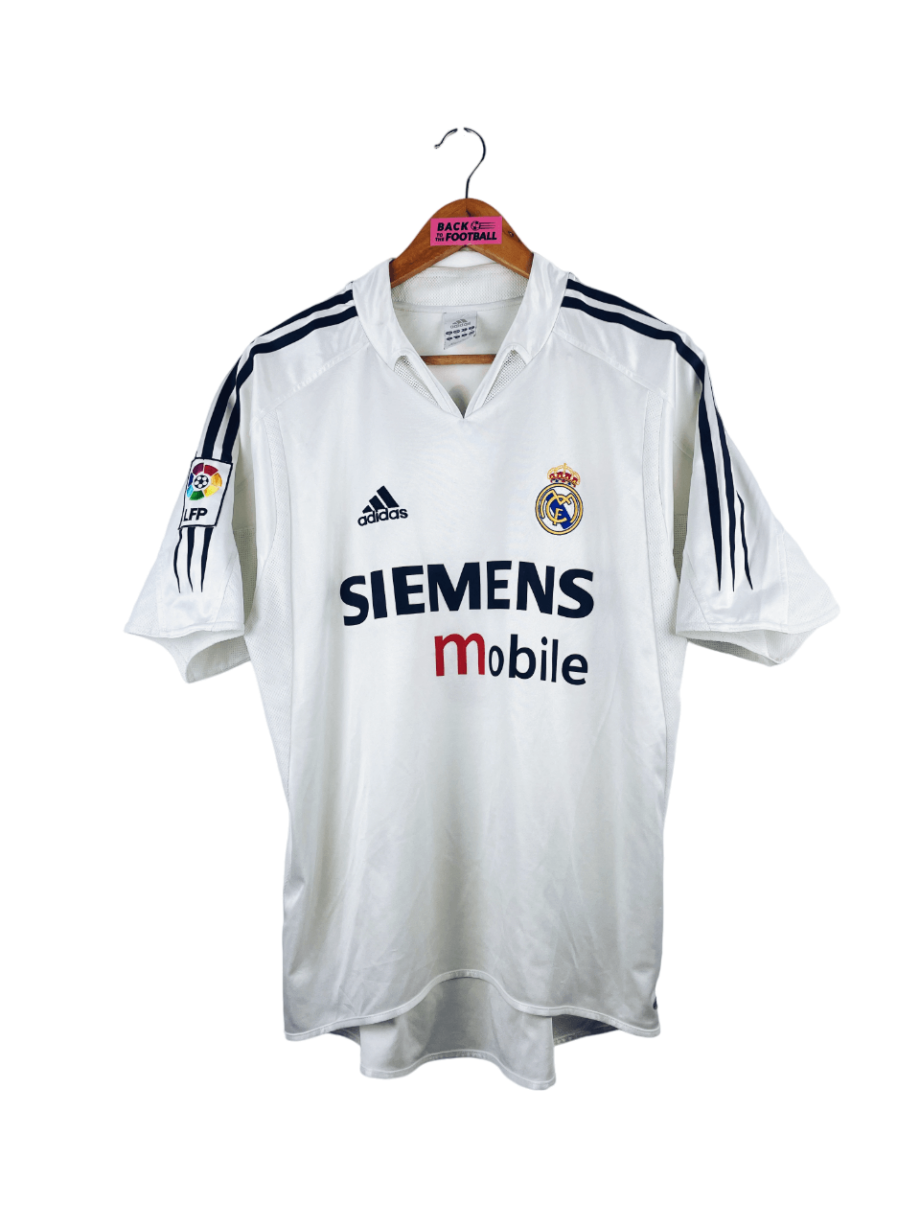 maillot vintage domicile Real Madrid 2004/2005 floqué Zidane #5