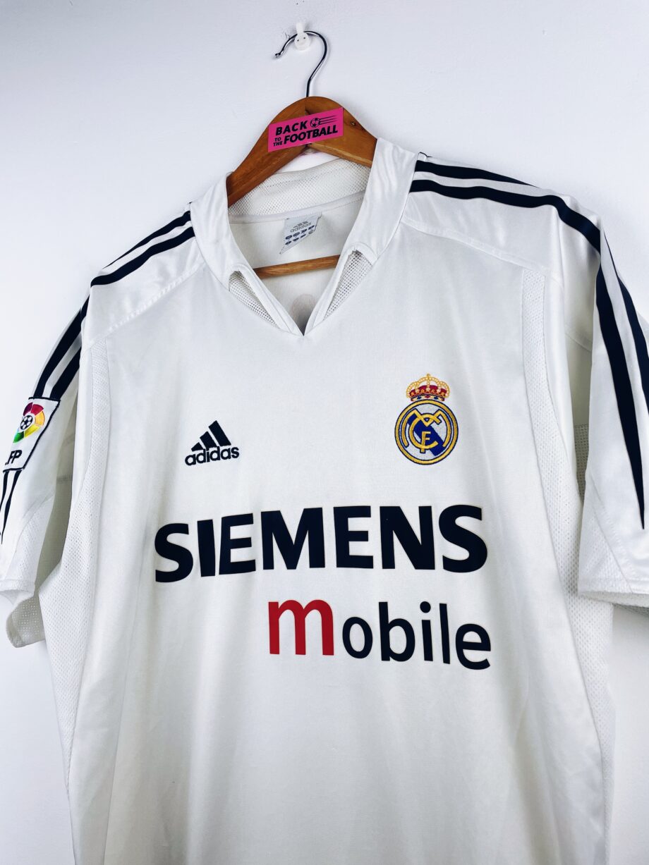 maillot vintage domicile Real Madrid 2004/2005 floqué Zidane #5