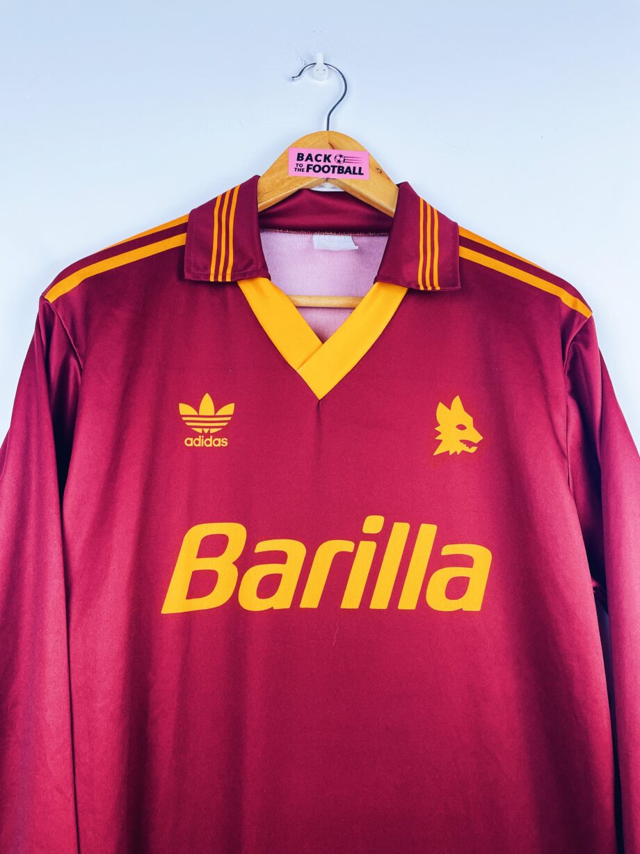 maillot vintage domicile AS Roma 1993/1994 manches longues